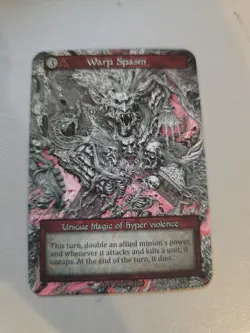 Warp Spasm - NM NON FOIL - Sorcery: Contested Realm BETA - Image 1