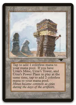 Urza's Mine (Tower) (LP) Antiquities ATQ Magic MTG - Image 1