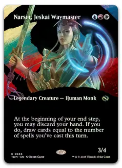 Narset, Jeskai Waymaster (Borderless) #365 (Foil) NM Tarkir Dragonstorm - Image 1