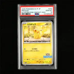PSA 10 GEM MT 2025 Pokemon JPN Pikachu 242/SV-P PROMO - Image 1