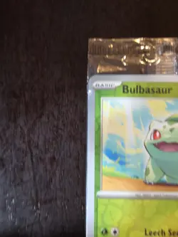 Bulbasaur Pokemon TCG Scarlet & Violet 151 Best Buy Stamped Promo Sealed 001/165 - Image 2