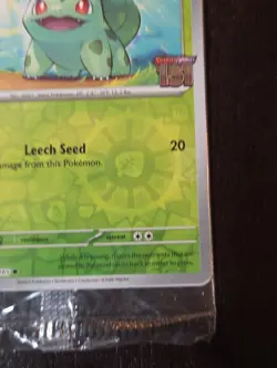 Bulbasaur Pokemon TCG Scarlet & Violet 151 Best Buy Stamped Promo Sealed 001/165 - Image 4