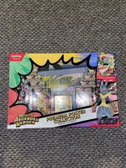 Pokemon TCG Ascended Heroes Mega Lucario Premium Poster Collection New & Sealed - Image 1