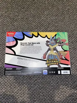 Pokemon TCG Ascended Heroes Mega Lucario Premium Poster Collection New & Sealed - Image 2