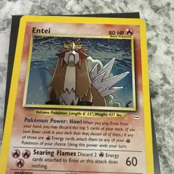 2001 Pokemon Neo Revelation Entei Holo #6/64 - Image 2