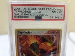 Pokemon TCG Typhlosion Holo 034 PSA 8 Near Mint-Mint 2006 Value Pack II Promo 96 - Image 2