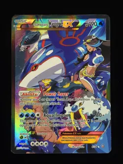 Team Aqua's Kyogre EX 6/34 Pokemon Double Crisis 🔥🔥🔥 - Image 1