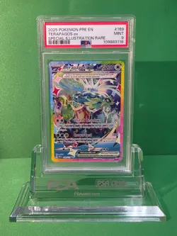 POKEMON 2025 PRISMATIC EVOLUTIONS EN TERAPAGOS EX SIR #169 PSA 9 - Image 1