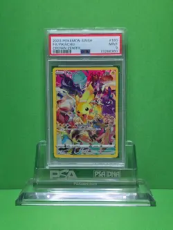 POKEMON 2023 CROWN ZENITH PIKACHU FULL ART RARE 160 PSA 9 - Image 1