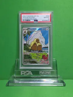 POKEMON 2024 SURGING SPARKS ALOLAN DUGTRIO ILLUSTRATION RARE 208 PSA 10 - Image 1