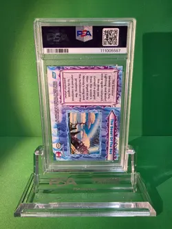 POKEMON 2000 TOPPS POKEMON THE MOVE THE BEAST OF THE SEA FOIL #66 PSA 7 - Image 2