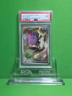 POKEMON 2025 JOURNEY TOGETHER N'S ZORUA ETB PROMO 289 PSA 9 - Image 1