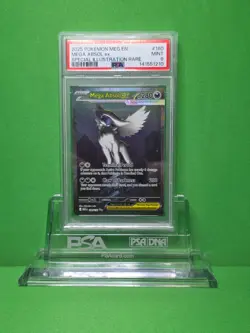 POKEMON 2025 MEGA EVOLUTION MEGA ABSOL EX SPECIAL ILLUSTRATION RARE 180 PSA 9 - Image 1