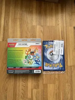 Pokemon First Partner Illustration Collection Series 1 WITH Pikachu Promo Museum - Image 2
