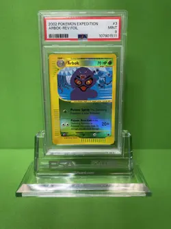 2002 POKEMON EXPEDITION 3 ARBOK-REVERSE FOIL PSA 9 - Image 1