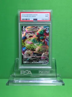 POKEMON 2020 SWORD & SHIELD SNORLAX VMAX FULL ART 142 PSA 9 - Image 1