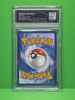POKEMON 2023 CROWN ZENITH RADIANT CHARIZARD HOLO RARE 020 PCG 9.5 - Image 2
