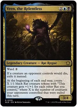MTG Bloomburrow Vren, the Relentless (Rare) - Image 1