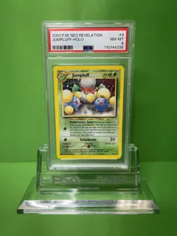 2001 POKEMON NEO REVELATION 9 JUMPLUFF-HOLO PSA 8 - Image 1