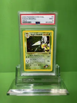 2000 POKEMON GYM CHALLENGE 9 KOGA'S BEEDRILL HOLO PSA 9 - Image 1