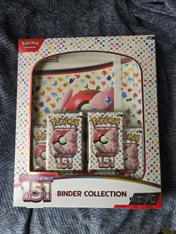 Pokemon TCG Scarlet & Violet 151 Binder Collection Box NEW/Factory Sealed - Image 1