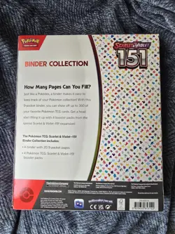 Pokemon TCG Scarlet & Violet 151 Binder Collection Box NEW/Factory Sealed - Image 2