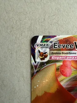 Pokemon Shining Fates Eevee VMAX Black Star Promo SWSH087 Holo - Image 2
