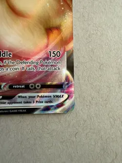 Pokemon Shining Fates Eevee VMAX Black Star Promo SWSH087 Holo - Image 5
