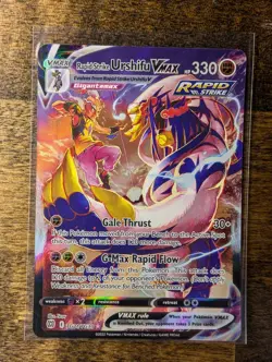 Pokemon TCG- Rapid Strike Urshifu VMAX Brilliant Stars TG21/TG30 Trainer Gallery - Image 1