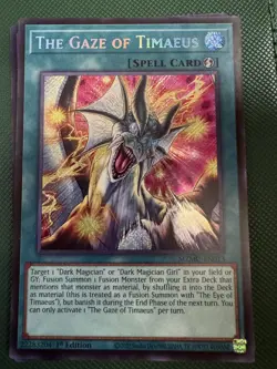 The Gaze Of Timaeus-MZMU-EN013-Secret Rare-1st Edition-Yugioh! - Image 1