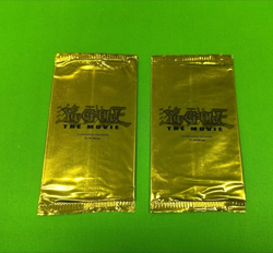 Yugioh The Movie 2004 Gold Promotional Pack! Brand New Factory Sealed Packs 2x - Image 1