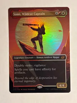 Sami, Wildcat Captain - Borderless FOIL - Edge of Eternities - MTG Magic - Image 1