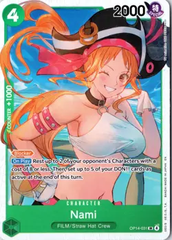 The Azure Sea's Seven #OP14-031 Nami - Image 1