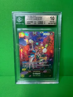 2024 ONE PIECE EN O-NAMI SP OP06-101 BGS BECKETT PRISTINE 10 - Image 1