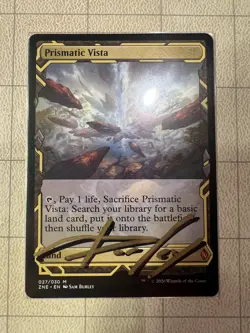Prismatic Vista Zendikar Rising Expeditions Artist Proof Signed Sam Burley - Image 1
