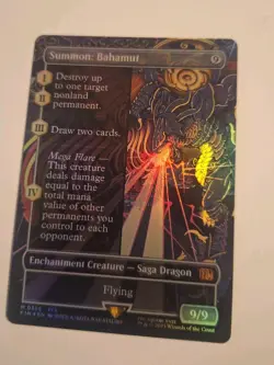Summon: Bahamut (Borderless) Final Fantasy Foil - Image 1
