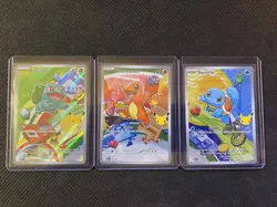 Pokemon 30th Anniversary First Partner Pack: Charmander, Squirtle, and Bulbasaur - Image 1