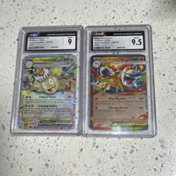 Pokemon Holo Lot Alolan Exeggutor ex, Mega Camerupt ex Surging Sparks English x2 - Image 1