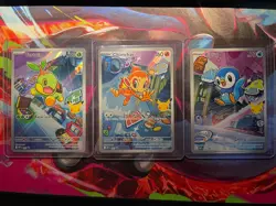 Pokemon TCG First Partner Illustration Collection Series 1 Gen 4 Sinnoh Starters - Image 1