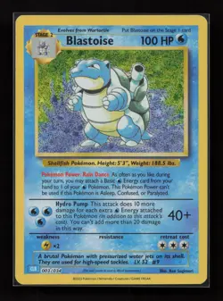 Blastoise 003/034 holo TCG Classic Blastoise Pokemon Near Mint - Image 1