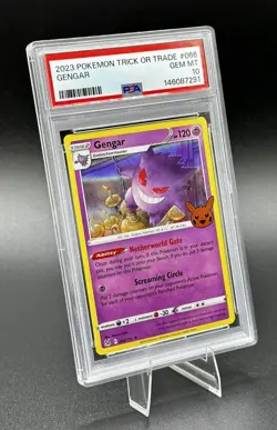 2023 POKEMON TRICK OR TRADE #066 GENGAR PSA 10 - Image 3