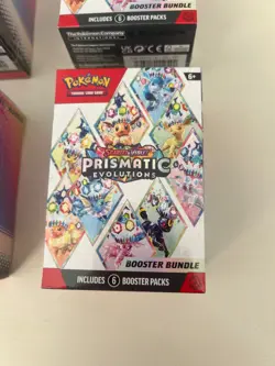 Pokemon TCG Scarlet & Violet Prismatic Evolutions Booster Bundle Lot of 4 Sealed - Image 3
