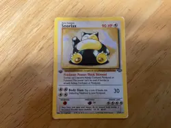 VINTAGE 1999 POKEMON SNORLAX 27/64 JUNGLE 1st Edition -RARE - Image 1