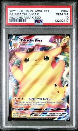 2021 Pokemon Pikachu VMAX - Promo - SWSH062 - PSA 10 GEM MINT - Image 3