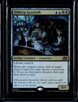 Oildeep Gearhulk - 215 - Foil - DFT - NM - MTG Magic the Gathering - Image 1