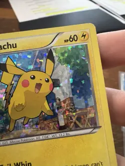 Pokemon Pikachu 6/12 - Glitter Holo - 2015 McDonald’s Promo - Image 4