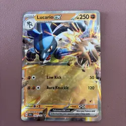Pokemon TCG Lucario EX 082/142 Double Rare Holo SV07: Stellar Crown NM/M - Image 1