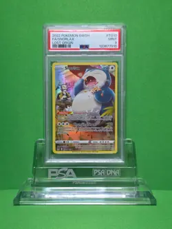POKEMON 2022 LOST ORIGIN SNORLAX FULL ART TG10 PSA 9 - Image 1