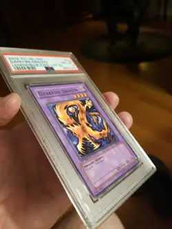 2002 Yu-Gi-Oh! LOB 1st Edition Darkfire Dragon #019 PSA 8 NM/MINT Extremely Rare - Image 5