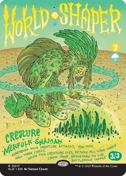 MTG World Shaper (Borderless Poster) | Secret Lair Drop Regular NM - Image 1